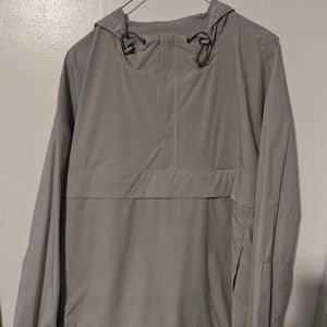 Theory Hevel nylon pullover hoodie